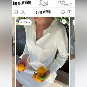 Djerf Avenue cream dress